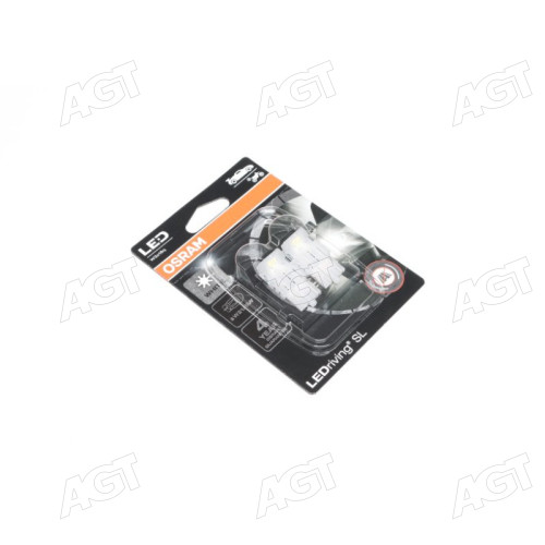 Лампа светодиодная LED W21W 3W 12V W3X16D LEDriving SL (blister 2шт) (производство OSRAM)