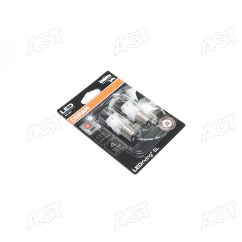Лампа світлодіодна P21/5W Red 12V 3W BAY15 LEDriving SL (2шт.) (вир-во OSRAM)