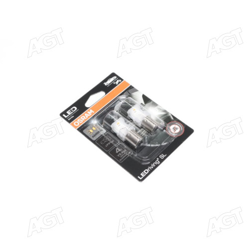 Лампа світлодіодна P21W LED 12V 1,3W BA15S LEDriving SL (blister 2шт) жовта (вир-во OSRAM)