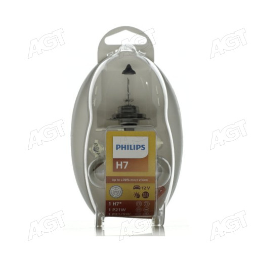 Лампа фарна (набір) H7 12V 55W PX26d (вир-во Philips)