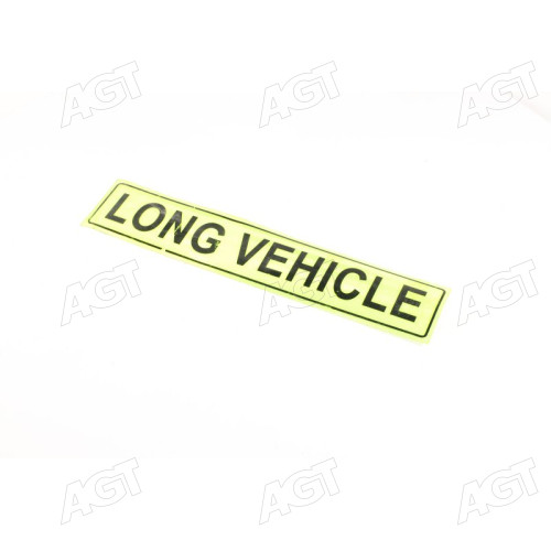 Табличка (наклейка) LONG VEHICLE 506X100 (TEMPEST)