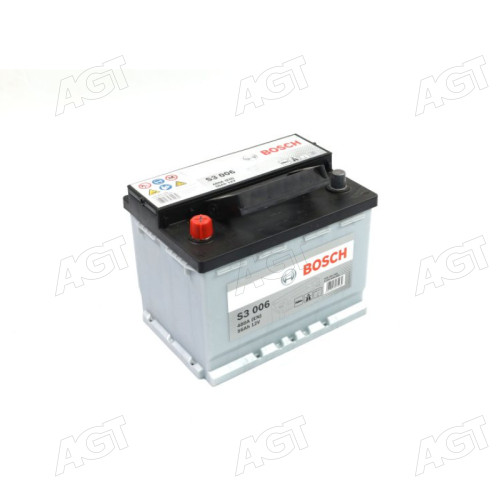 Аккумулятор 56Ah-12v BOSCH (S3006) (242x175x190),L,EN480