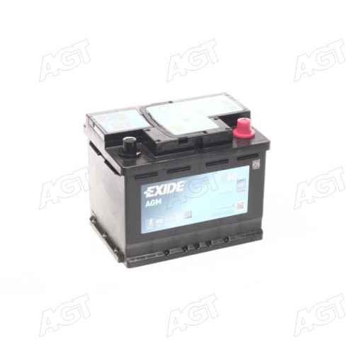 Акумулятор 60Ah-12v Exide AGM (242х175х190), R, EN680