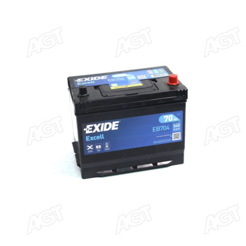 Акумулятор 70Ah-12v Exide EXCELL (266х172х223), R, EN540 Азія