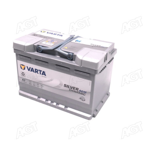 Акумулятор 70Ah-12v VARTA Start-Stop Plus AGM (278х175х190), R, EN 760