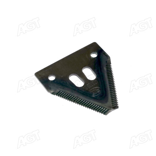 Сегмент ножа жатки JD/SCH 81x76x2,7; d=6,4мм. мелкая насечка, 24 зуба (Z47493, AZ42727) (Ri.ma)