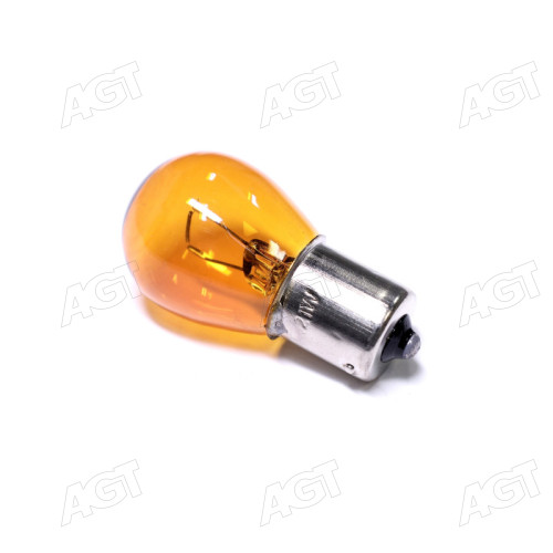 Лампа покажчиків поворотів і стоп-сигналів оранж. BA15s Amber 12V P21W <Tempest>