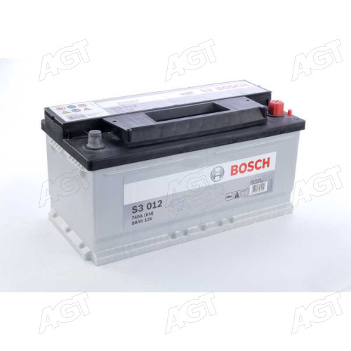 Акумулятор 88Ah-12v BOSCH (S3012) (353x175x175),R,EN740