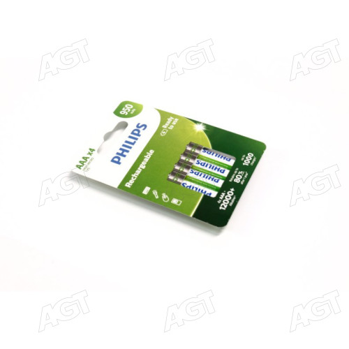 Аккумулятор R03 / AAA MULTILIFE 950 mAh Blister 4шт (производство Philips)