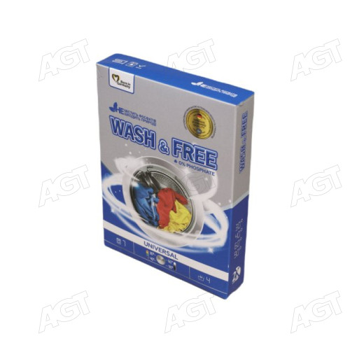 Порошок для прання універсальний, 400г, Wash&Free