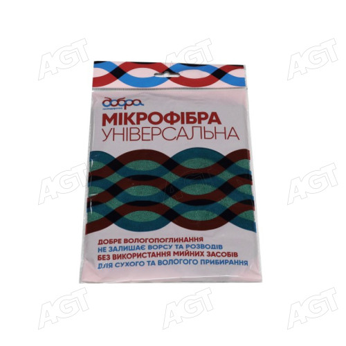 Серветка мікрофібра універсальна 1шт, 30*30см, ДОБРА ГОСПОДАРОЧКА