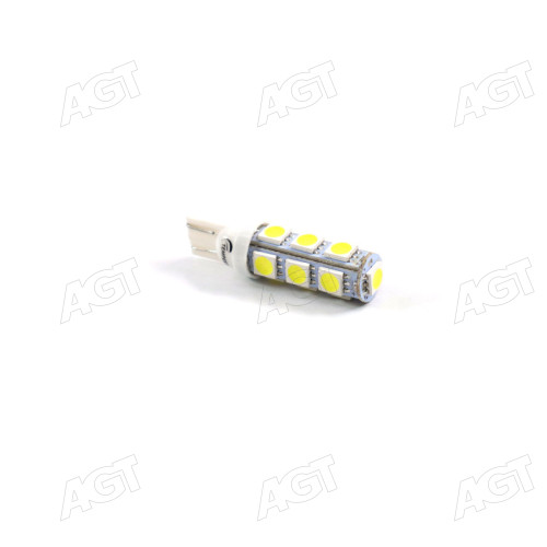 Лампа LED б / ц габарит і панель приладів T10 13SMD W5W 12V WHITE <TEMPEST>