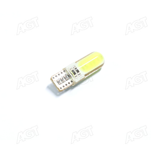 Лампа LED б/ц  габарит,панель приладів, салон 12V T10 (W5W) W2.1x9.5D 2COB  WHITE  <TEMPEST>