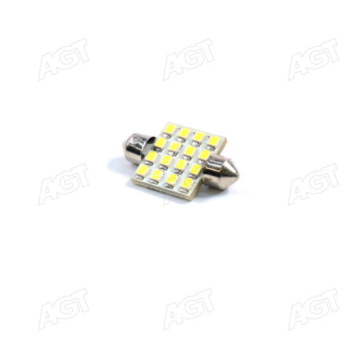 Лампа LED Софитные C5W 12V T11x36-S8.5 (16 SMD 2835) WHITE <TEMPEST>