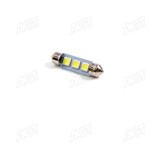 Лампа LED Софітні C5W 12V Т11x39-S8.5 (3 SMD, розмір 3528) WHITE <TEMPEST>