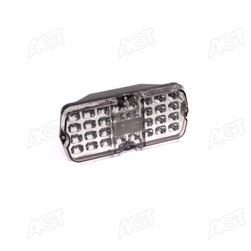 Фонарь УАЗ задн. LED 12В (белое стекло) <ДК>