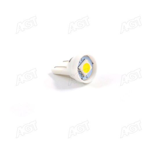 Лампа LED б / ц габарит і панель приладів T10-1SMD (розмір 5050) 24 ТЕПЛА БІЛИЙ <TEMPEST>