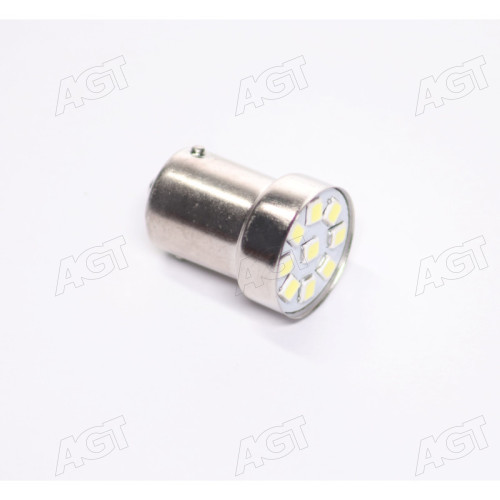 Лампа LED покажчиків поворотів і стоп-сигналів 24V R5W BA15S 9SMD WHITE <TEMPEST>