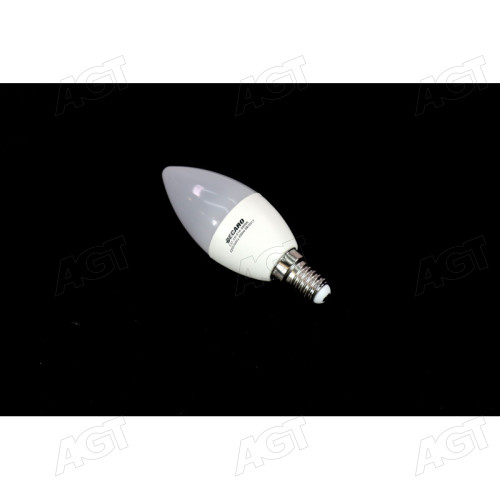 Світлодіодна лампа C37, 5W,3000k, 400lm, E14,220V <DECARO>