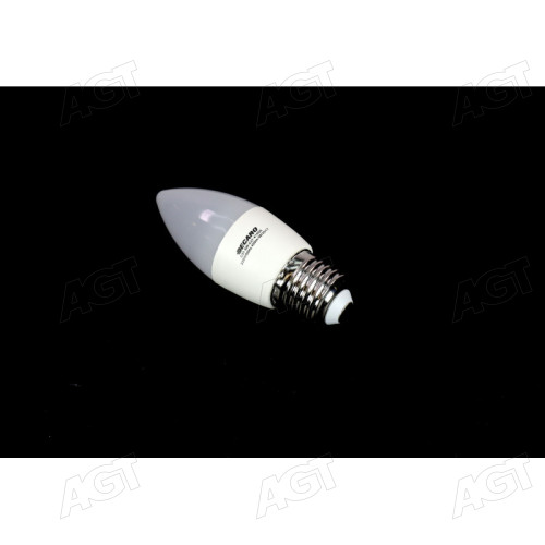 Світлодіодна лампа C37, 5W,4100k, 400lm, E27,220V <DECARO>