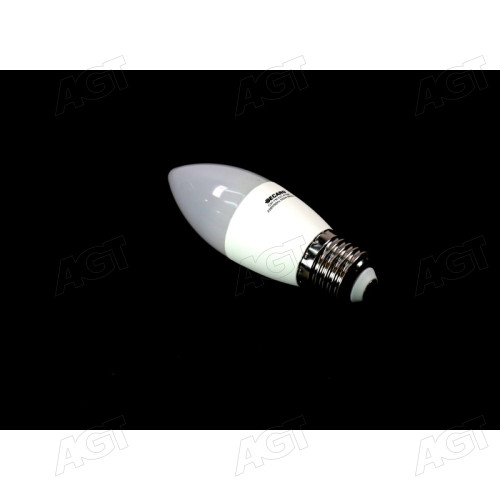 Світлодіодна лампа C37, 7W,4100k, 520lm, E27,220V <DECARO>