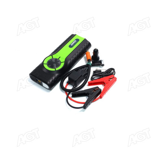Пуско-зарядний пристрій автономний (power booster) з компресором, 10000 mAh, 500A, 12V <ARMER>