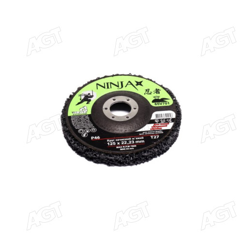Коло зачистне неткане м'яке NINJA Т27, 125х22х13 мм, Р46 (VIROK)