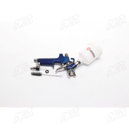 Краскопульт пневматичний HVLP MINI, форсунка 1.2мм, бачок 125мл., 3бар. (INTERTOOL)