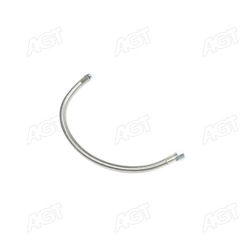 Шланг гальмівний КАМАЗ (PTFE нержав. оплетка, L=600 мм, гайка М20х1, 5-штуцер М16х1, 5) ПРЕМІУМ