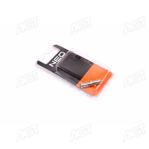Штуцер ялинка для шланга 8 мм, подвійний(NEO)