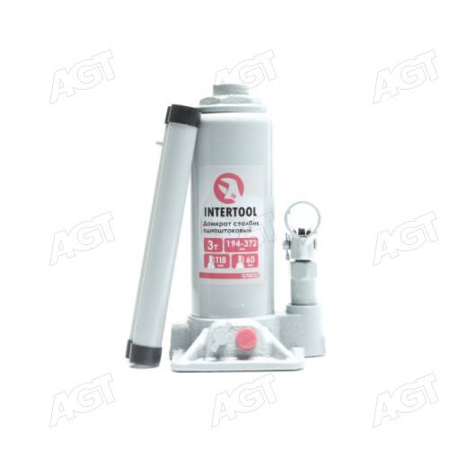 Домкрат 3т одноплунжерный (INTERTOOL)