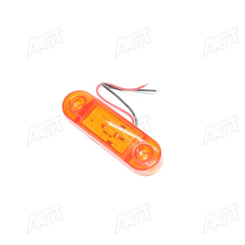 Ліхтар габаритний 24V LED помаранчевий (9 діодів, 3 ряди) (TEMPEST)
