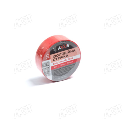 Изолента красная 19mm*10м