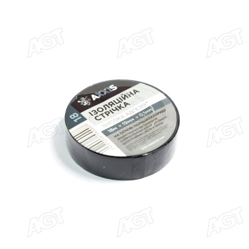 Изолента черная 19mm*18м <AXXIS>