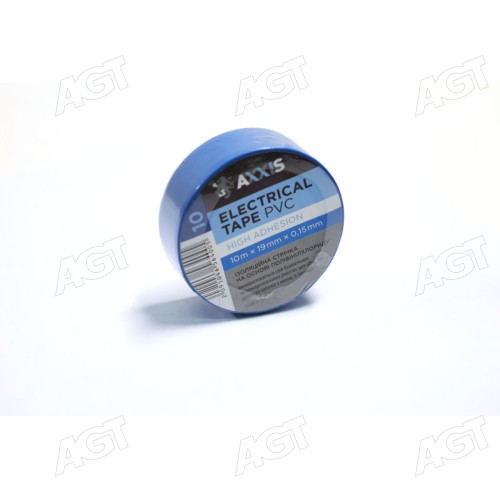Изоляционная лента синяя 19mm*10м <AXXIS>