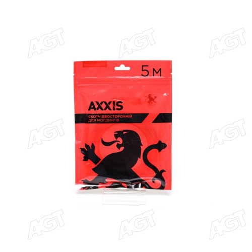 Скотч двосторонній 10mm x 5m професійний RED <AXXIS>