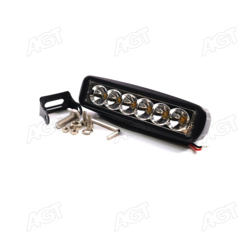 Фара LED додаткова протитуманна 18W жовт.<ДК>