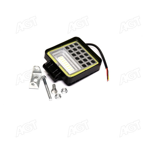 Фара LED квадратная 42W, 10-30V узкий луч.