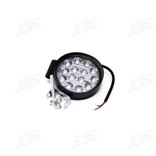 Фара LED кругла 42W, 14 ламп, 116 * 137,5мм СТАНДАРТ <ДК>