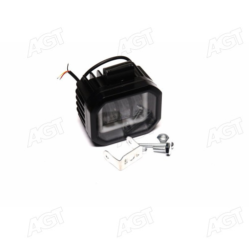 Фара LED СТМ квадратная 30W (+ LED кольцо) <ДК>