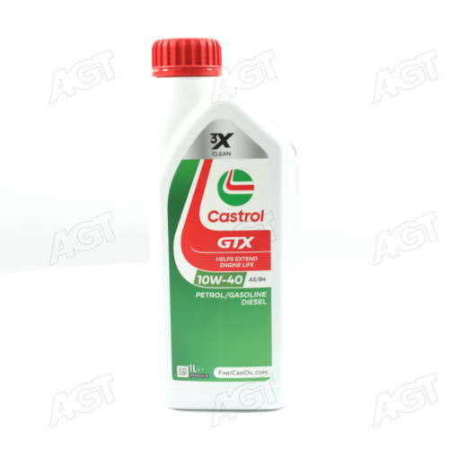 Олива моторна Castrol GTX 10W-40 A3/B4 (Каністра 1л)
