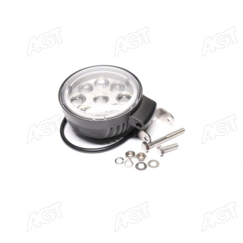 Фара LED круглая 27W Премиум <ДК>