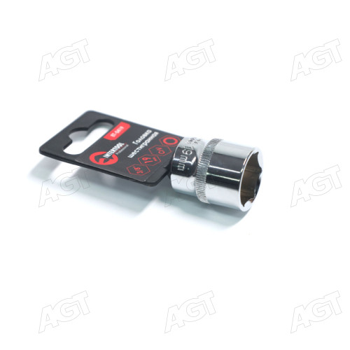 Головка шестигранна 3/8, 19мм, Cr-V. STORM(INTERTOOL)