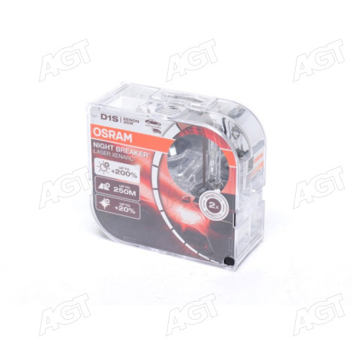 Лампа ксенонова D1S XENARC NIGHT BREAKER LASER 85В, 35Вт, PK32d-2 (+200) компл.(вир-во OSRAM)