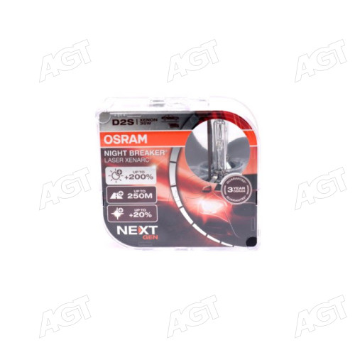 Лампа ксенонова D2S XENARC NIGHT BREAKER LASER Next Gen 35Вт, PK32d-2 (+220) компл.(вир-во OSRAM)
