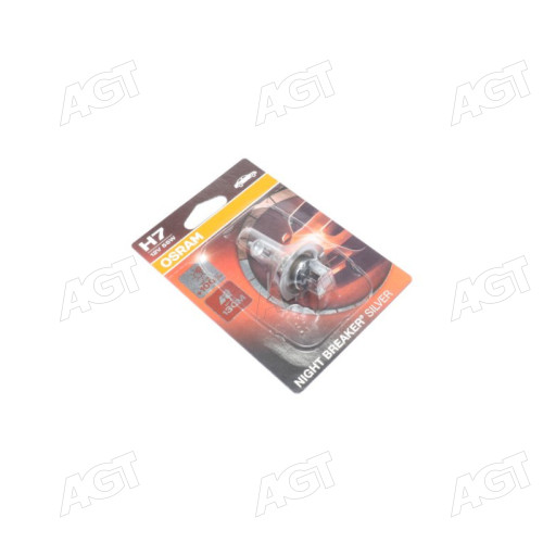 Лампа фарна H7 12V 55W PX26d NIGHT BREAKER SILVER (+100) blister (вир-во OSRAM)