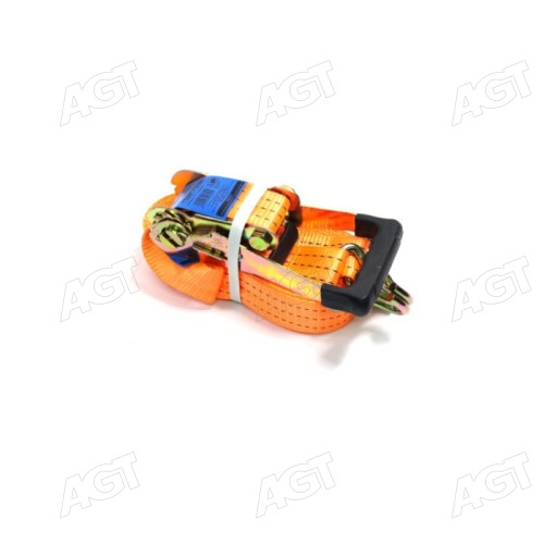 Стяжка вантажу, 3t. 50mm.x10m.(0.5+9.5) прогум. ручка <ДК>