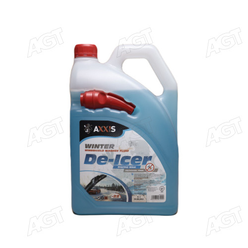 Омыватель стекла зимний -22 ° C Marine blue (канистра с лейк.) 4л <AXXIS>