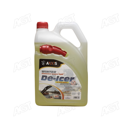 Омыватель стекла зимний -22 GS Fruit yellow (канистра с лейк.) 4л <AXXIS>